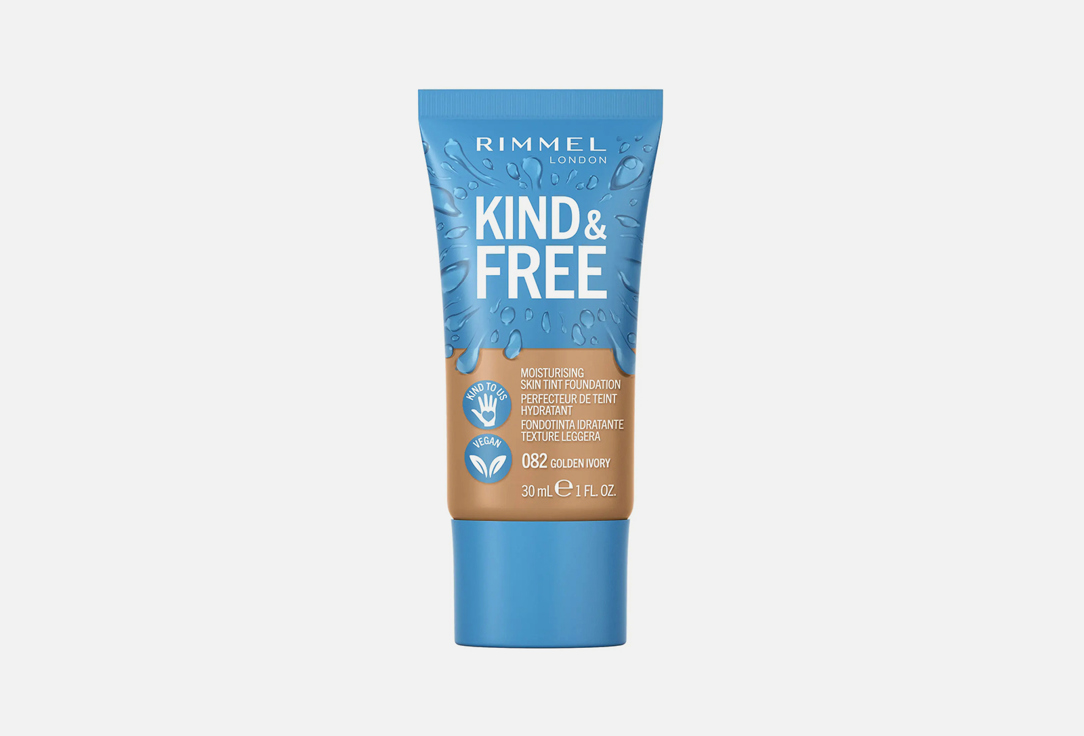Rimmel Foundation Kind & Free 082, Golden ivory 30 ml Rimmel Foundation Kind & Free