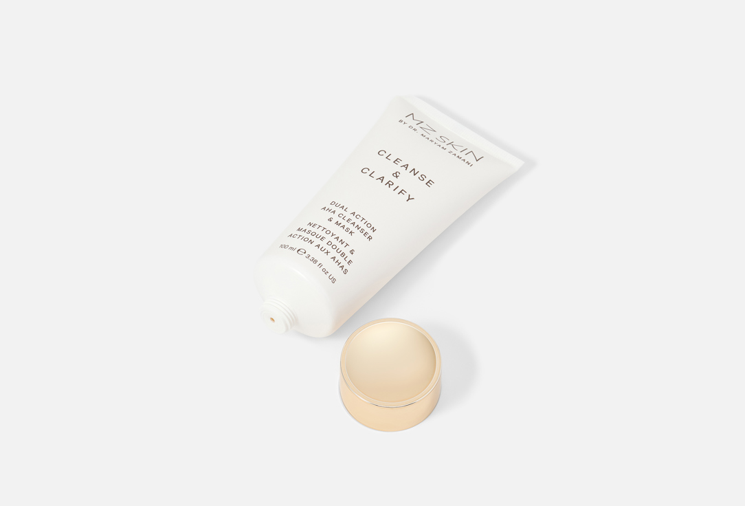 MZ SKIN Face Mask Cleanse & Clarify Dual Action AHA