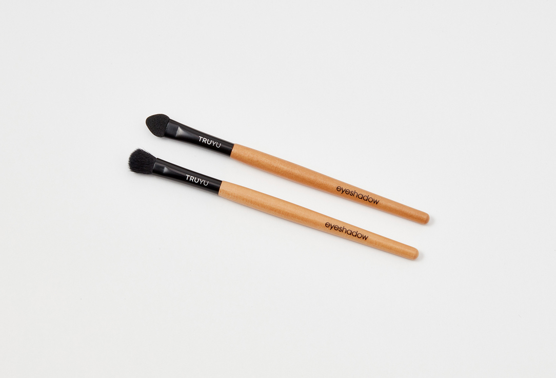 TRUYU Eyeshadow Sponge & Brush Set Eyeshadow Duo