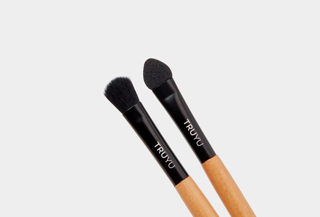 TRUYU Eyeshadow Sponge & Brush Set Eyeshadow Duo