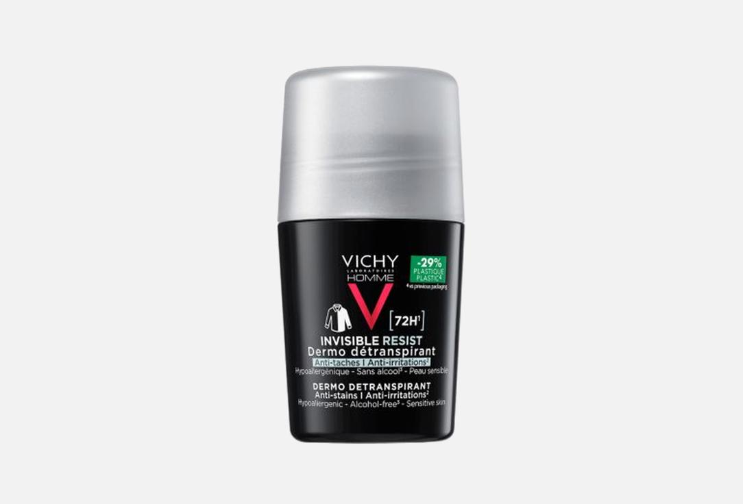Vichy Anti-Stain Roll-on Deodorant for sensitive skin 72 Hours Invisible Resist