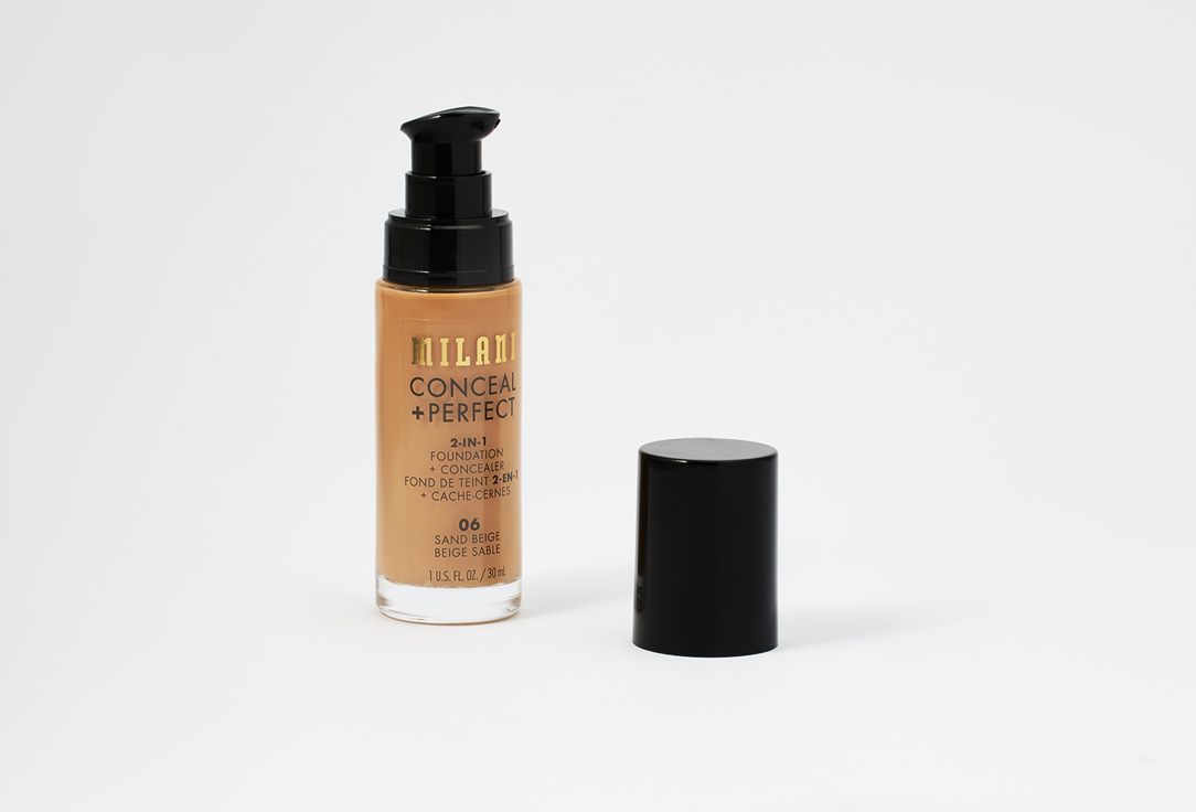 MILANI Satin Matte Liquid Foundation Conceal + Perfect 2-In-1