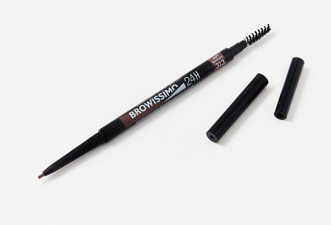LUXVISAGE Eyebrow Pencil Browissimo ultra slim super stay 24h 313, Ash brown 6 g LUXVISAGE Eyebrow Pencil Browissimo ultra slim super stay 24h
