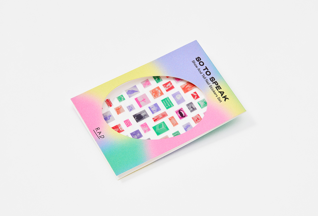 RAD Набор наклеек для ногтей Show And Tell Nail Stickers Set