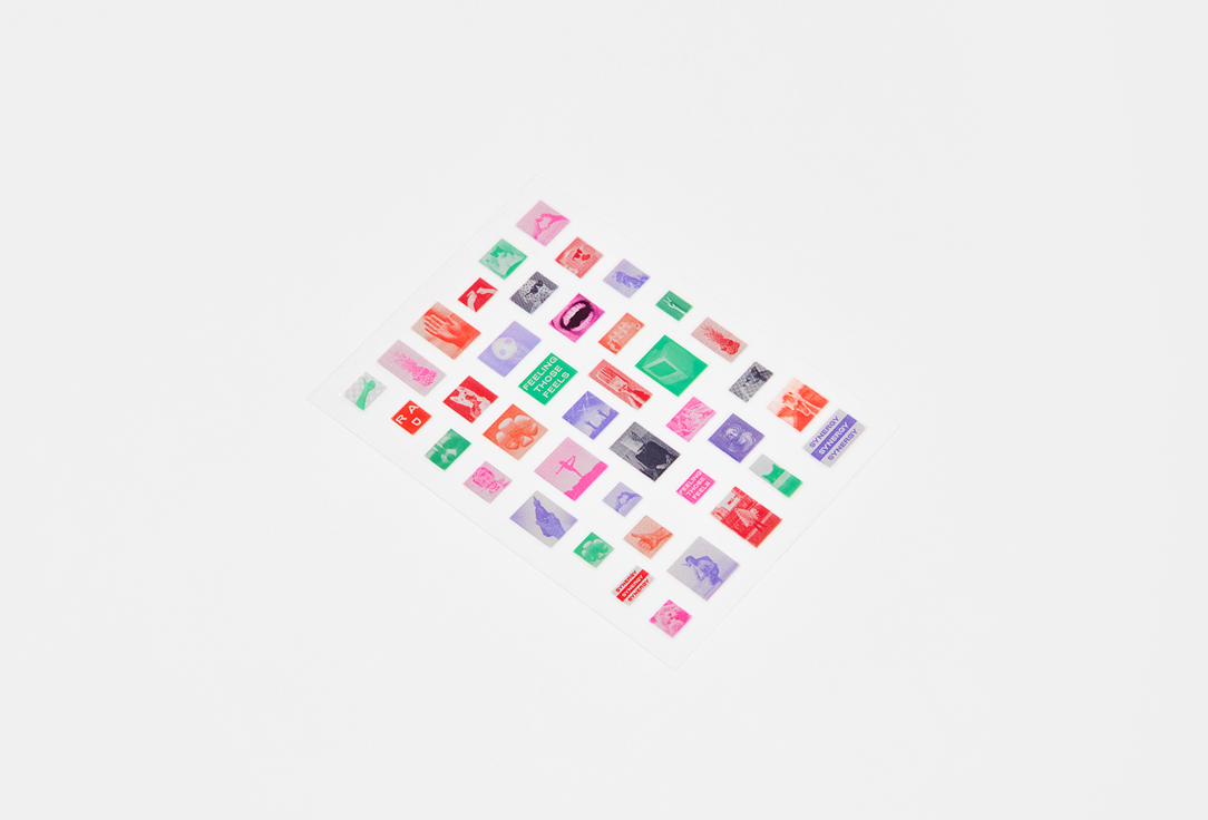 RAD Набор наклеек для ногтей Show And Tell Nail Stickers Set