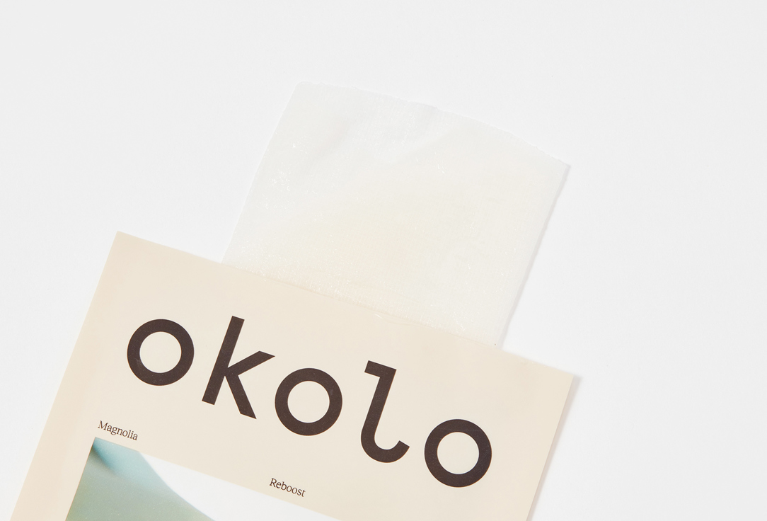 OKOLO Восстанавливающая тканевая маска для лица Magnolia Reboost Mask 1 шт OKOLO Восстанавливающая тканевая маска для лица Magnolia Reboost Mask