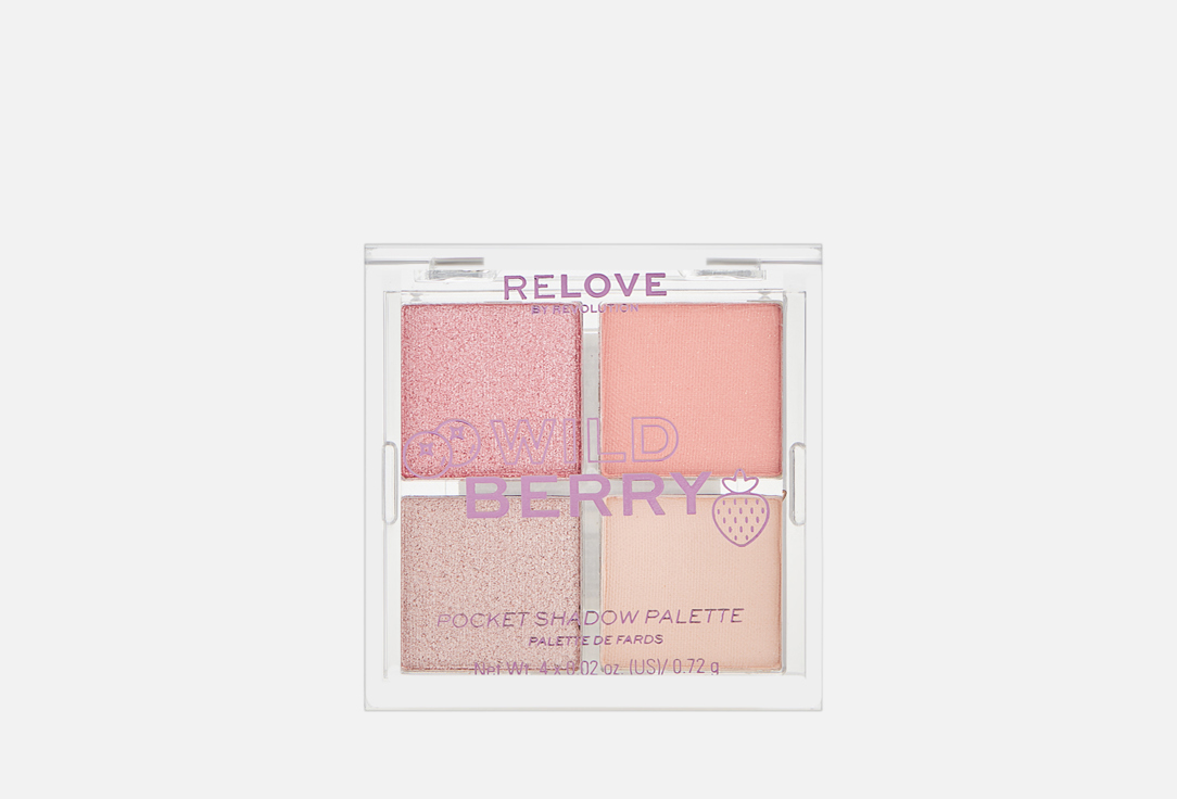 RELOVE REVOLUTION Палетка теней для век Pocket Palette