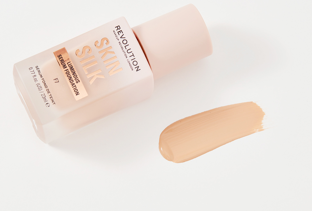 MakeUp Revolution Satin Liquid Serum-Foundation Skin Silk F7 23 ml MakeUp Revolution Satin Liquid Serum-Foundation Skin Silk