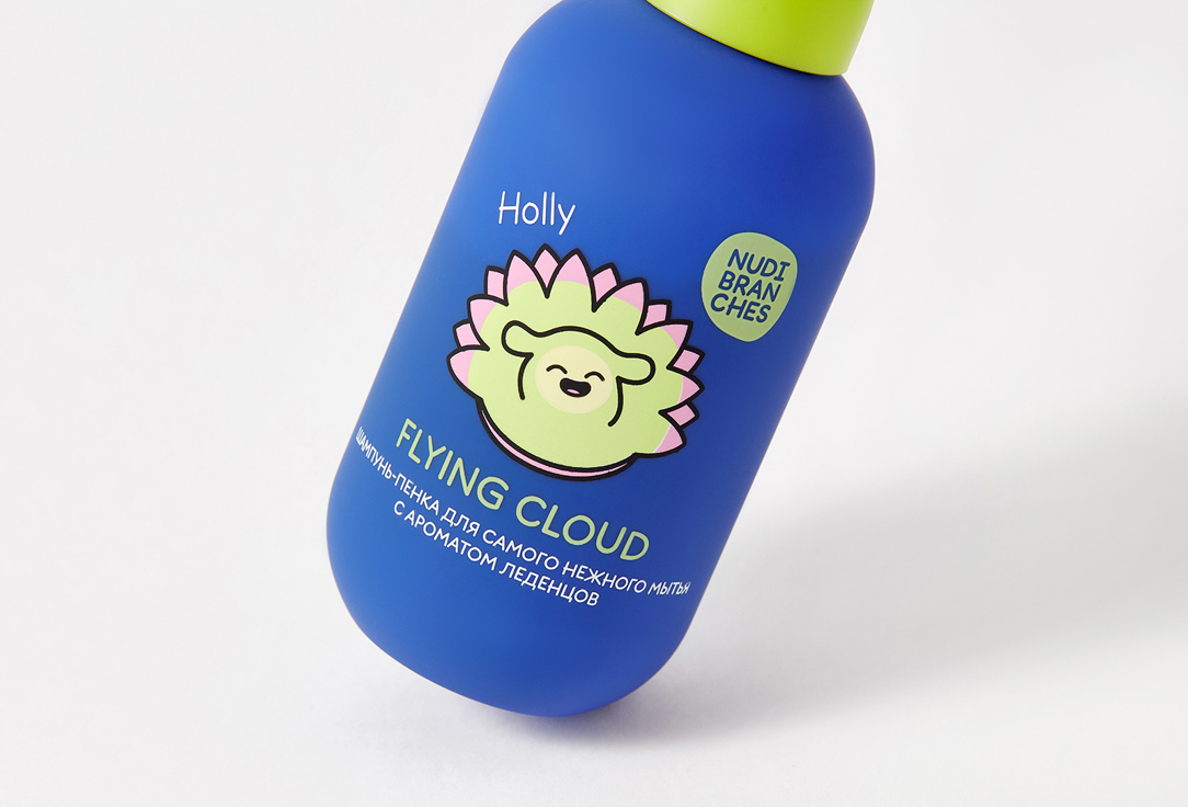 Nudibranches Gentle hair & body mousse FLYING CLOUD! Lollypop