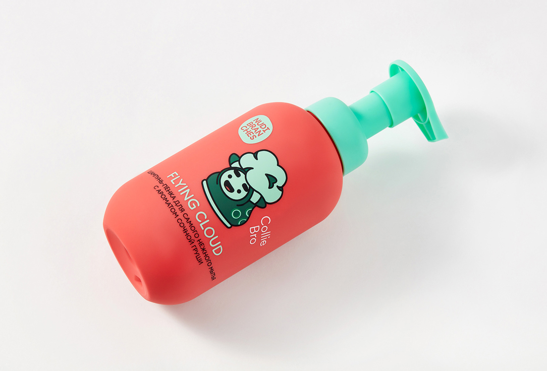 Nudibranches Gentle hair & body mousse FLYING CLOUD! juicy pear