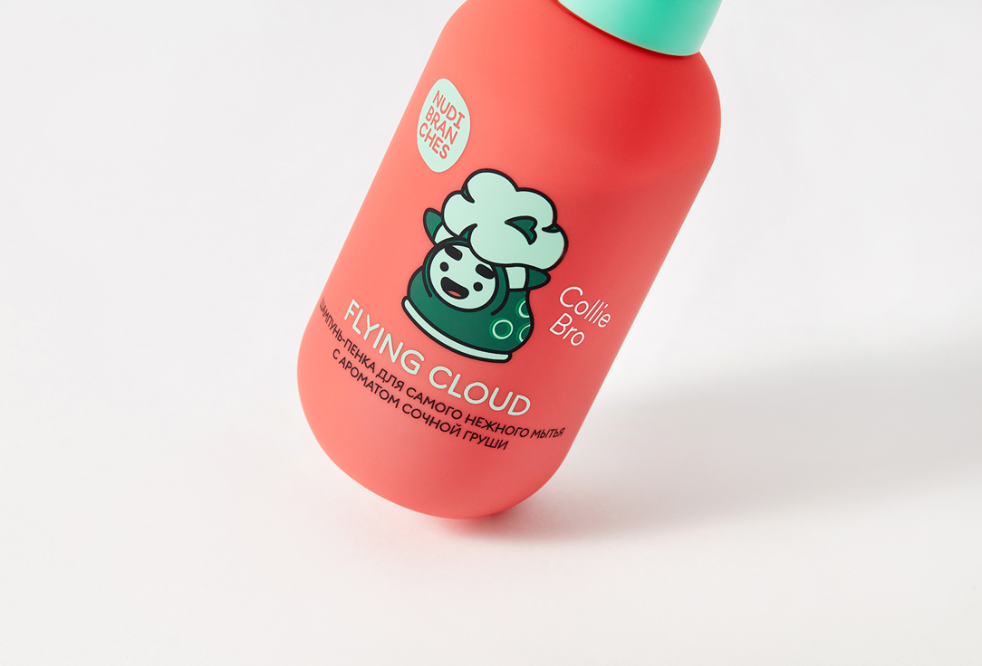 Nudibranches Gentle hair & body mousse FLYING CLOUD! juicy pear
