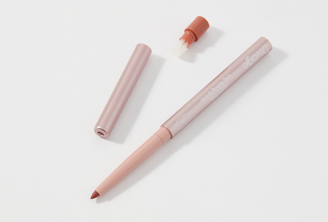 Divage Automatic Lip Liner Let's Talk 04, Brown pink 0.26 g Divage Automatic Lip Liner Let's Talk