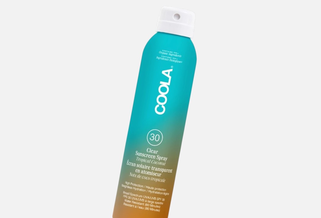 COOLA Body Spray SPF 30 Classic Sunscreen Spray Tropical Coconut 177 ml COOLA Body Spray SPF 30 Classic Sunscreen Spray Tropical Coconut