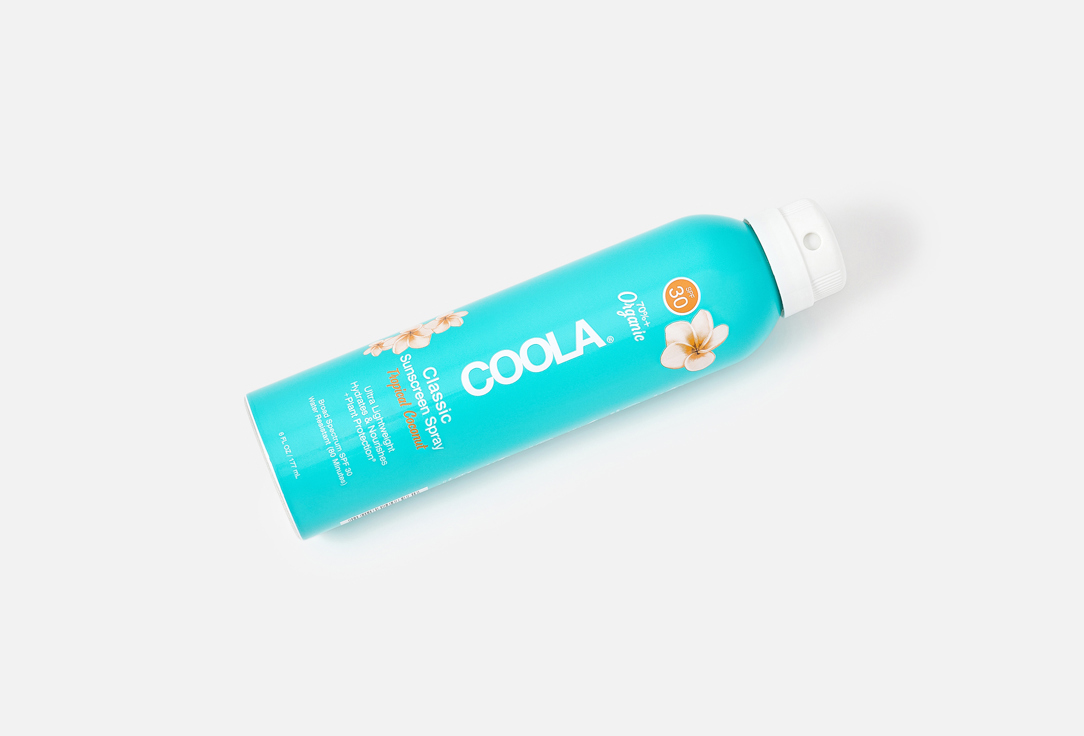 COOLA Body Spray SPF30 Classic Sunscreen Spray Tropical Coconut 177 ml COOLA Body Spray SPF30 Classic Sunscreen Spray Tropical Coconut