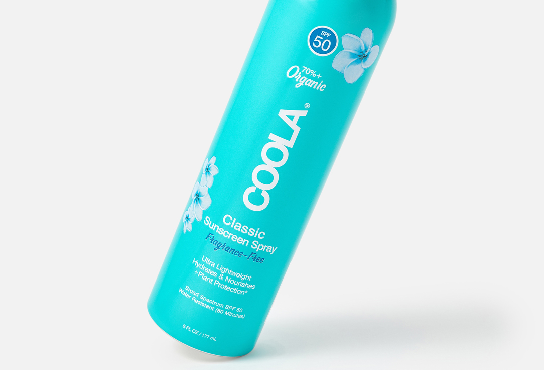 COOLA Body Spray SPF50 Classic Sunscreen Spray Unscented 177 ml COOLA Body Spray SPF50 Classic Sunscreen Spray Unscented