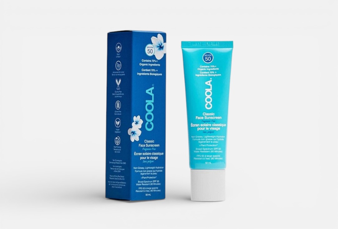 COOLA Face Lotion SPF50 Classic Sunscreen Fragrance Free 50 ml COOLA Face Lotion SPF50 Classic Sunscreen Fragrance Free