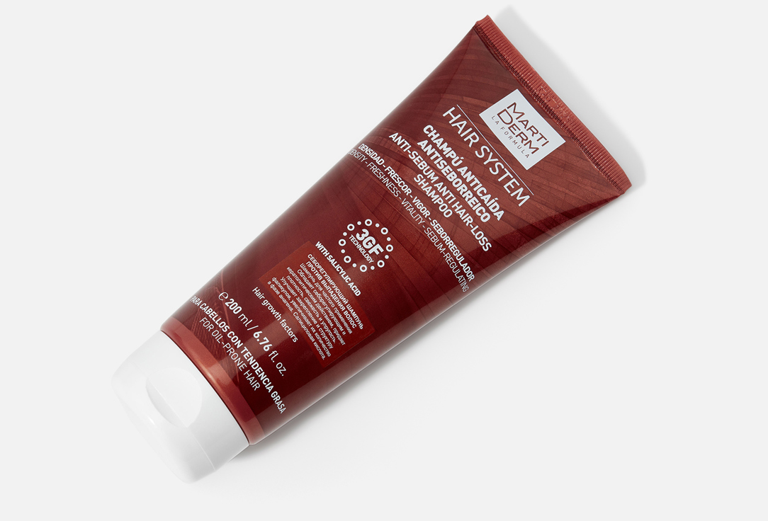 Martiderm ANTI-SEBUM ANTI-HAIR LOSS SHAMPOO Hair system