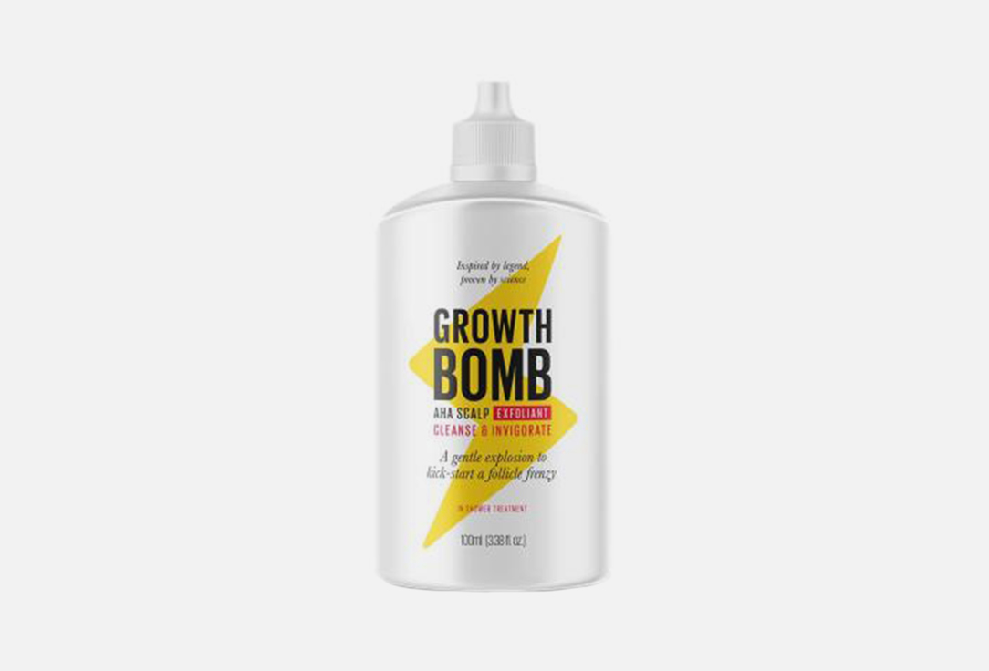 Growth Bomb Hair scalp aha exfoliant cleanse & invigorate 100 ml Growth Bomb Hair scalp aha exfoliant cleanse & invigorate