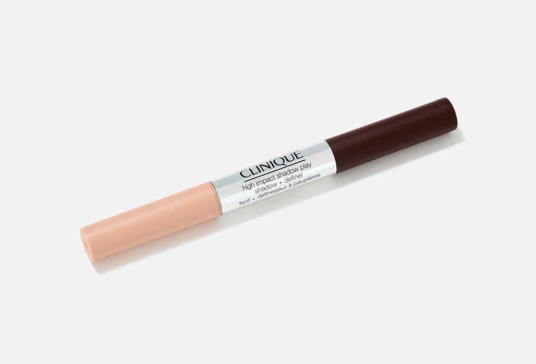 Clinique Double-ended eyeshadow pencil High Impact Shadow Play Café au lait 1.9 g Clinique Double-ended eyeshadow pencil High Impact Shadow Play