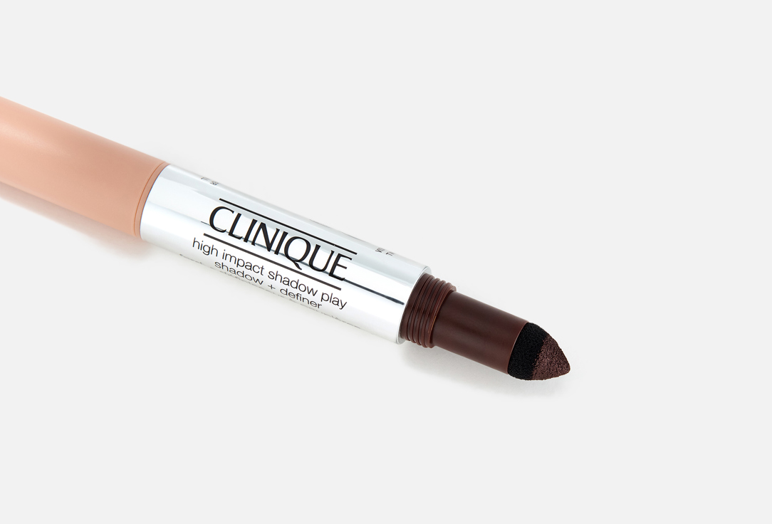 Clinique Double-ended eyeshadow pencil High Impact Shadow Play Café au lait 1.9 g Clinique Double-ended eyeshadow pencil High Impact Shadow Play