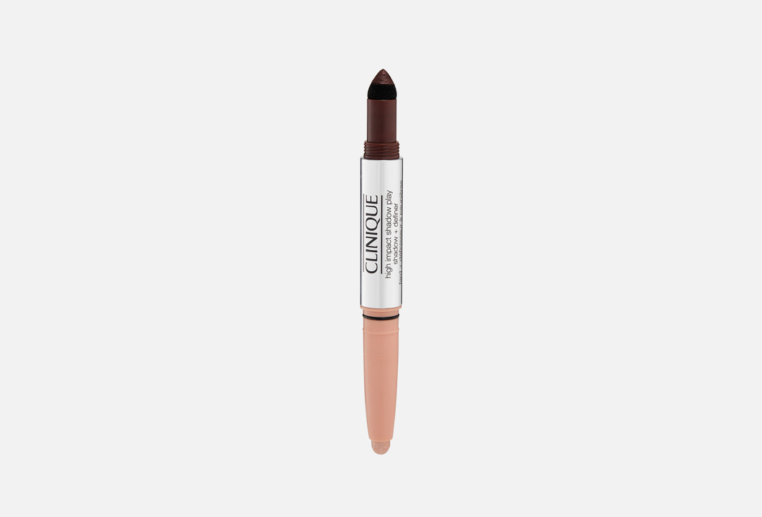 Clinique Double-ended eyeshadow pencil High Impact Shadow Play Café au lait 1.9 g Clinique Double-ended eyeshadow pencil High Impact Shadow Play
