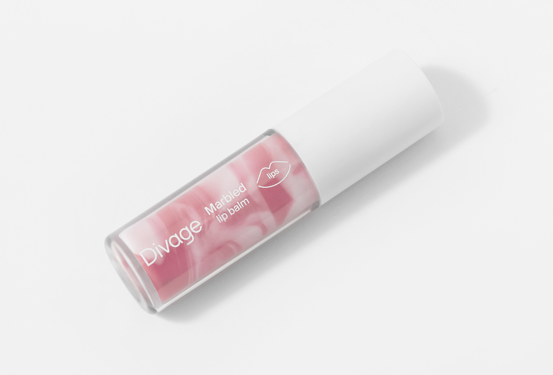 Divage lip balm Marbled 01, Rose nude 4 ml Divage lip balm Marbled