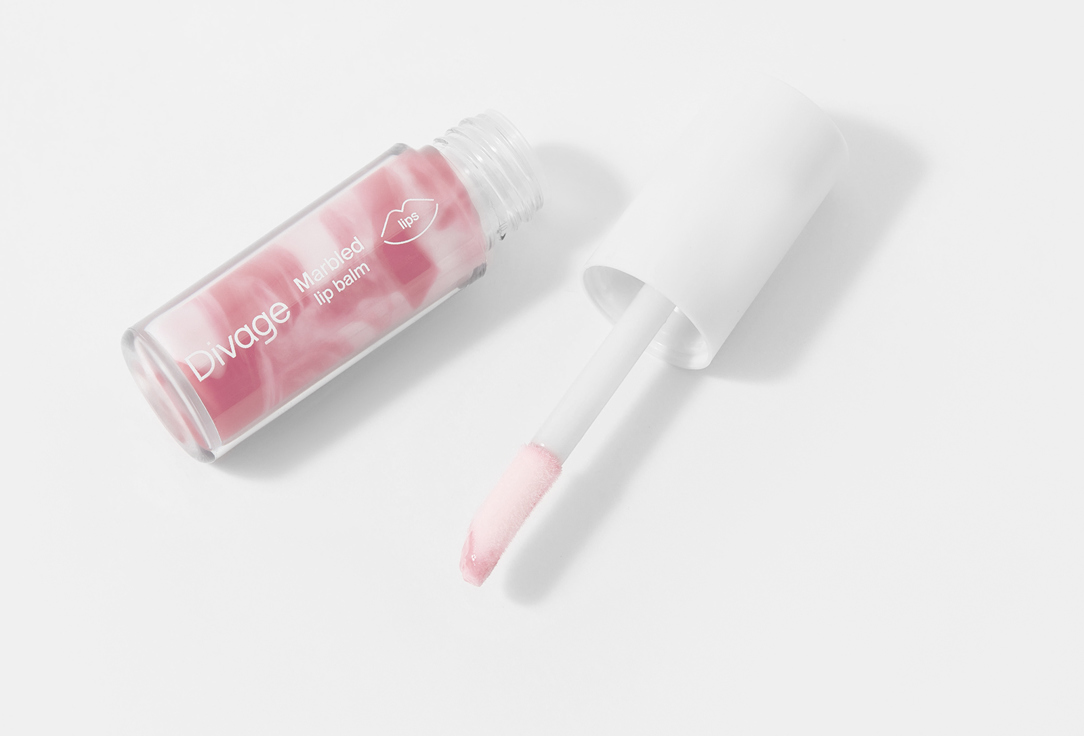 Divage lip balm Marbled 01, Rose nude 4 ml Divage lip balm Marbled