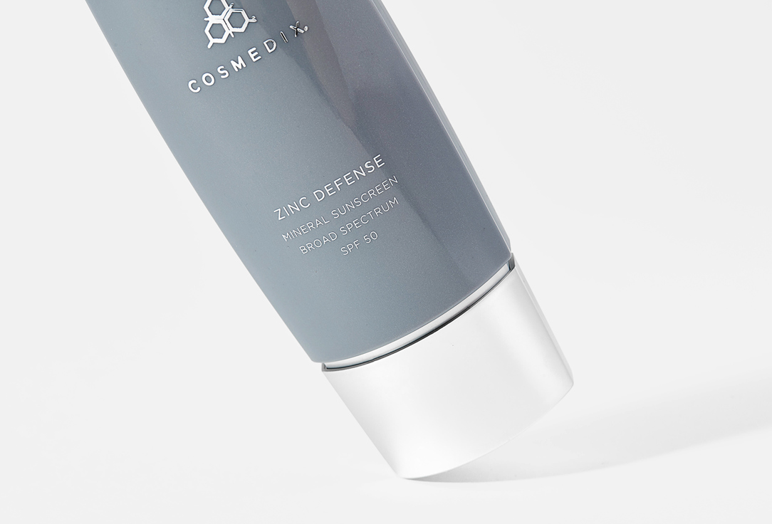 COSMEDIX Sunscreen Face Lotion SPF50 Zinc Defense Mineral Sunscreen