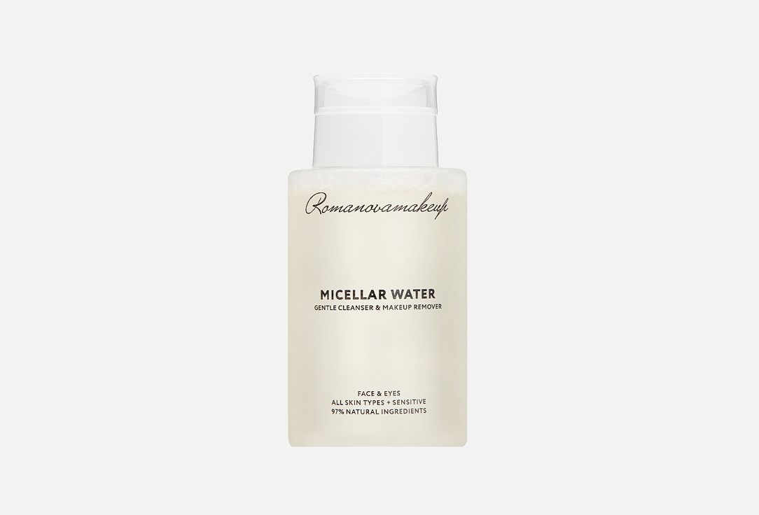 Romanovamakeup Gentle Cleanser & Makeup Remover Micellar Water 200 ml Romanovamakeup Gentle Cleanser & Makeup Remover Micellar Water