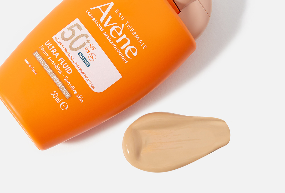 EAU THERMALE AVENE Tinted sunscreen fluid for sensitive skin SPF 50+ ULTRA FLUID PERFECTOR
