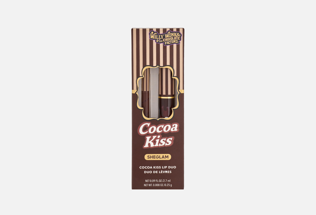 Sheglam Gloss and liner for lips Willy Wonka Hot fudge 2 pcs Sheglam Gloss and liner for lips Willy Wonka
