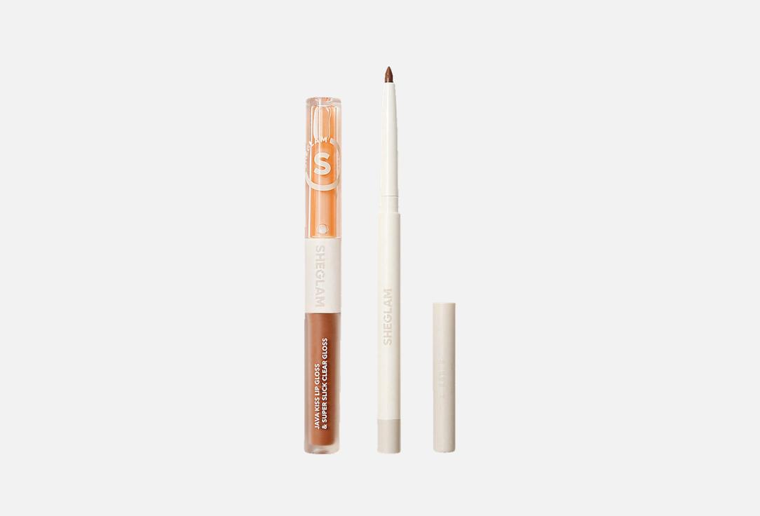 Sheglam Lip Liner And Lip Duo Set Soft 90'S Glam Moody taupe 2 pcs Sheglam Lip Liner And Lip Duo Set Soft 90'S Glam