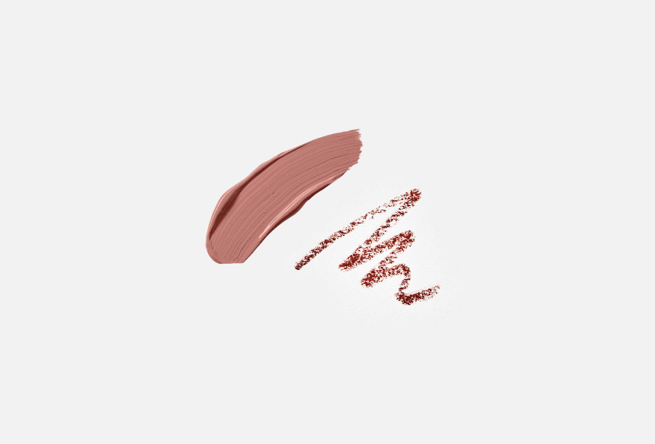 Sheglam Lip Liner And Lip Duo Set Soft 90'S Glam Moody taupe 2 pcs Sheglam Lip Liner And Lip Duo Set Soft 90'S Glam