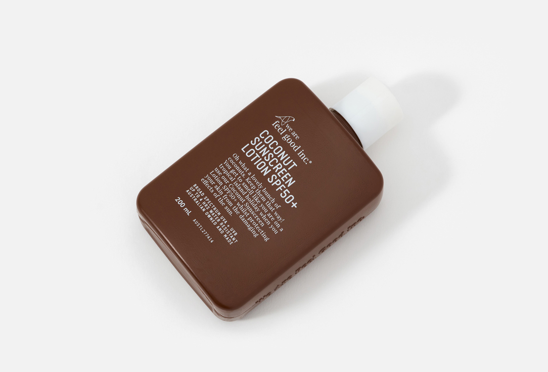 We are feel good inc. Sunscreen lotion SPF50+ Coconut