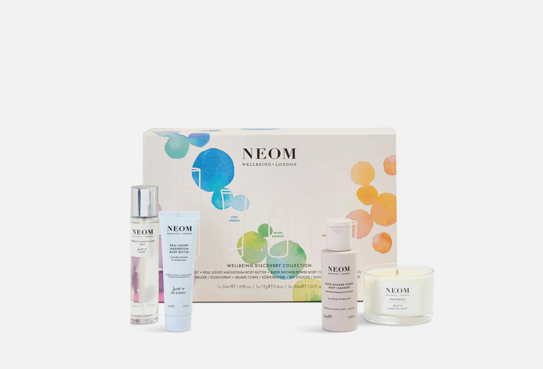 Neom Skincare set Wellbeing Discovery Collection Kit