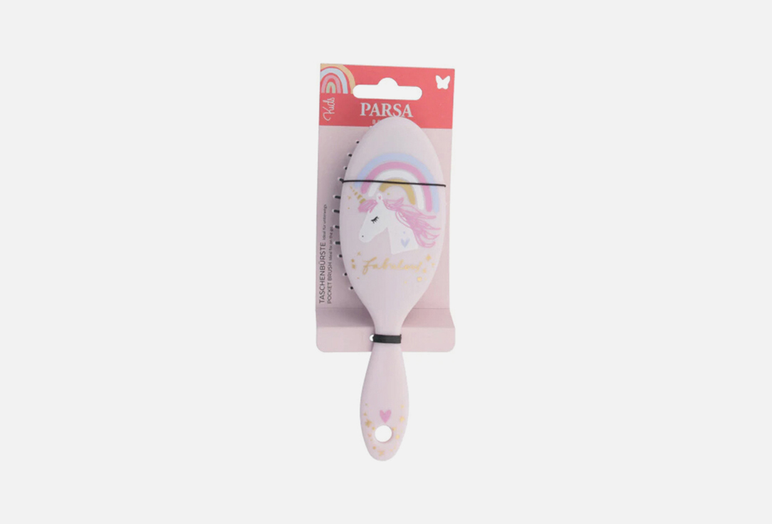 PARSA Kids Hair brush Unicorn & Rainbow Hairbrush
