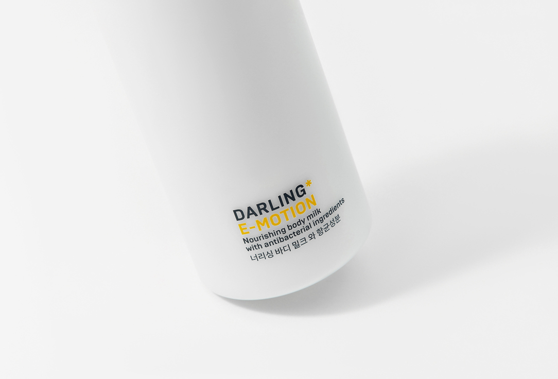 DARLING* Nourishing body milk with antibacterial ingredients E-MOTION 250 ml DARLING* Nourishing body milk with antibacterial ingredients E-MOTION