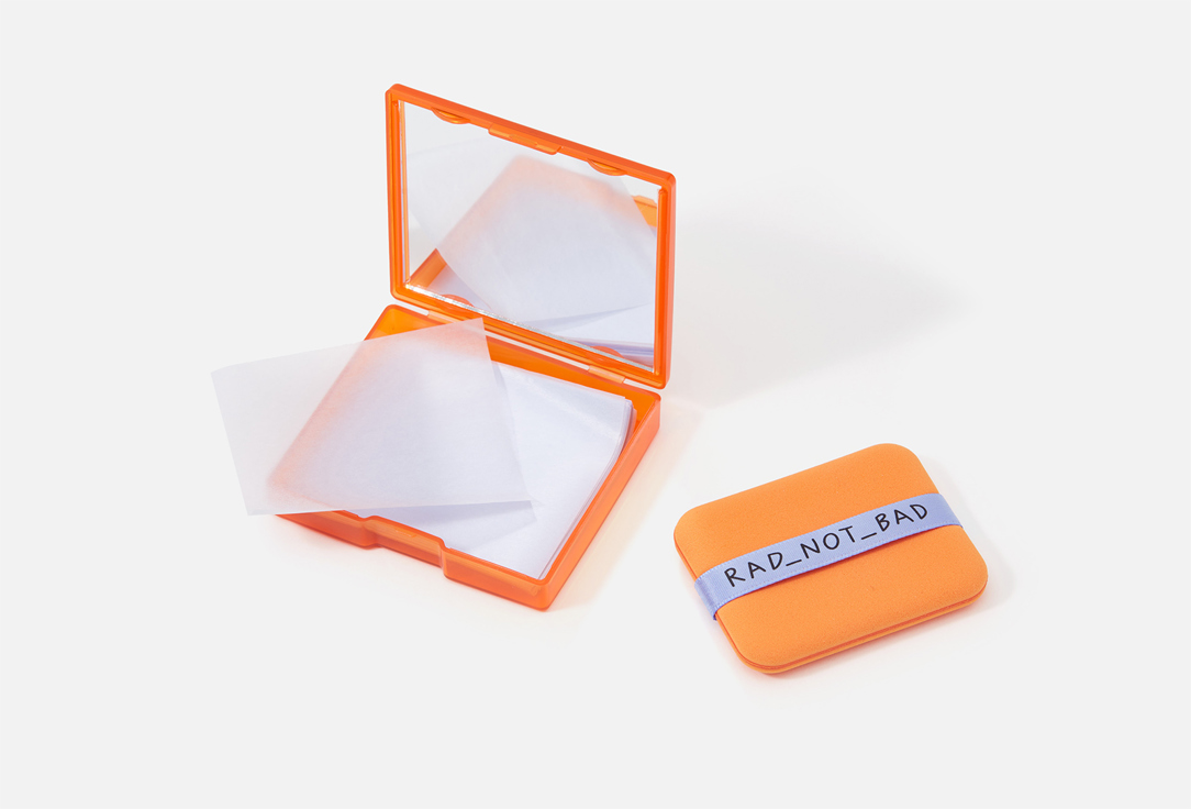 RAD Матирующие салфетки для лица со спонжем Grease Away The Heartache Blotting Paper