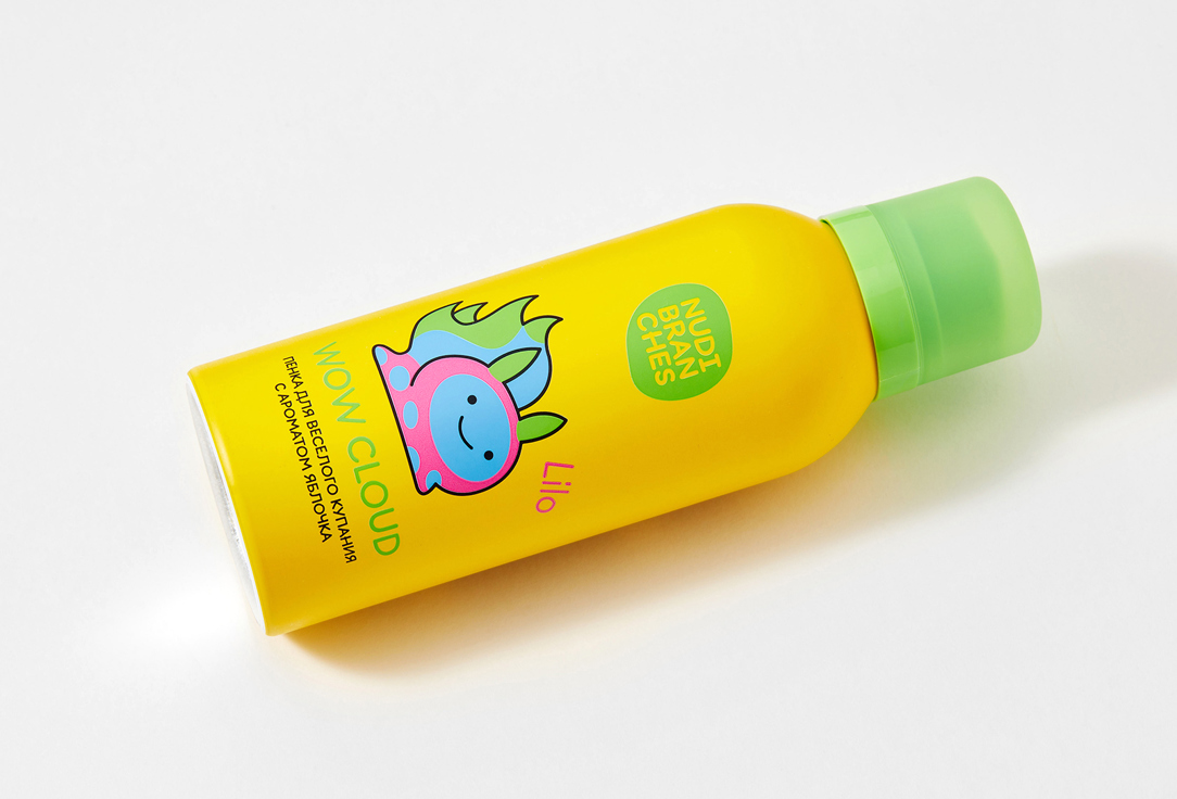 Nudibranches Fun bathing foam Wow cloud! Green apple flavor