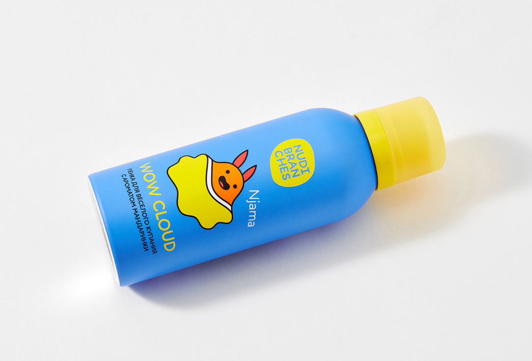 Nudibranches Fun bathing foam Wow cloud! Bouncing tangerine flavor
