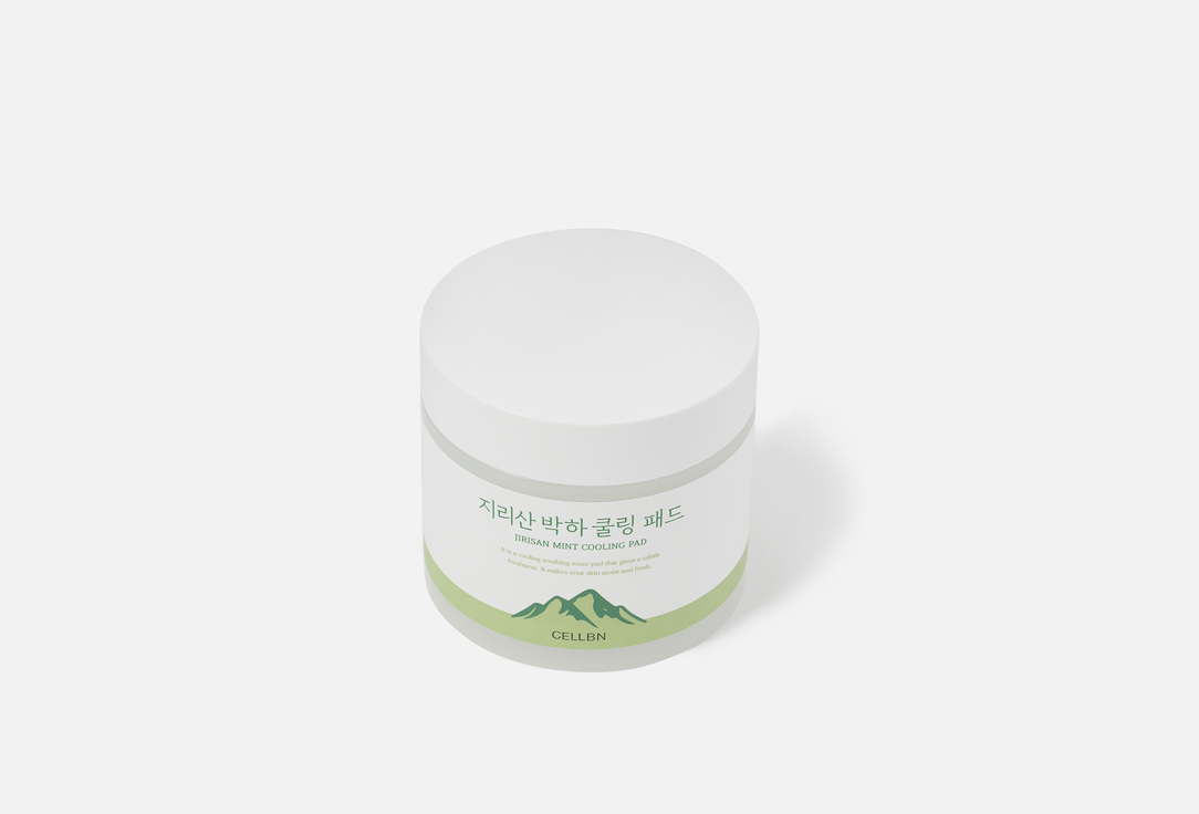 CELLBN mint cooloing Face pads Jirisan 180 ml CELLBN mint cooloing Face pads Jirisan