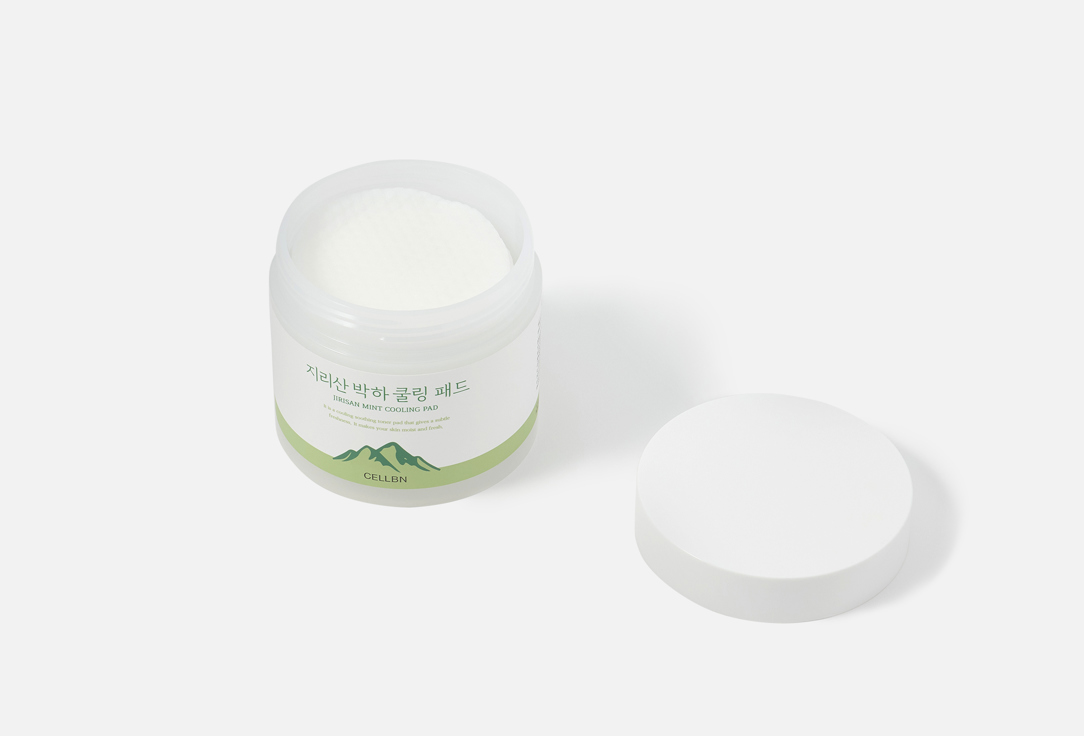 CELLBN mint cooloing Face pads Jirisan 180 ml CELLBN mint cooloing Face pads Jirisan