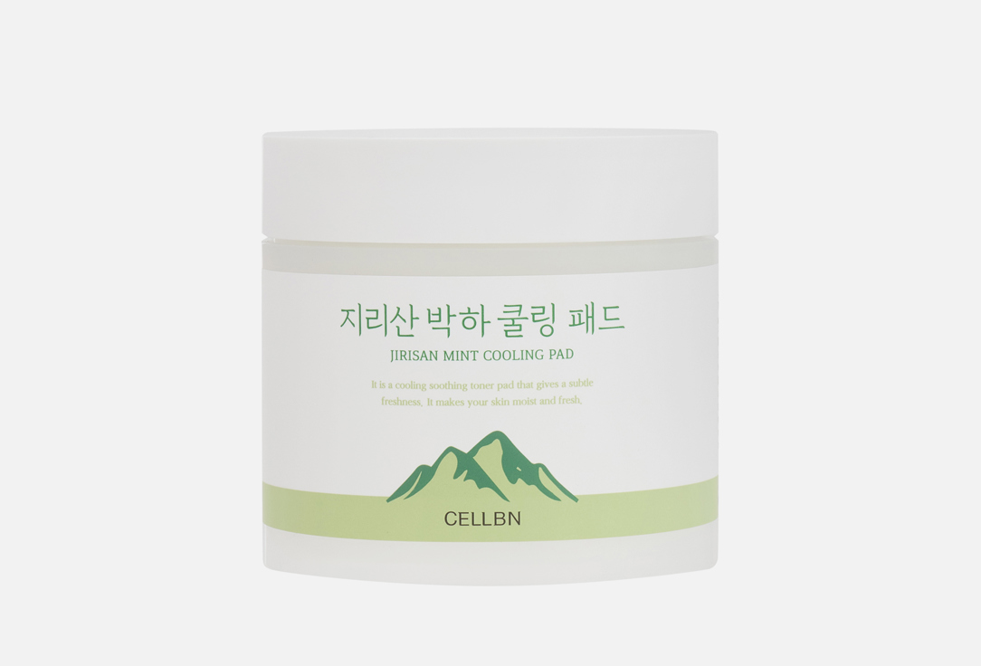 CELLBN mint cooloing Face pads Jirisan 180 ml CELLBN mint cooloing Face pads Jirisan