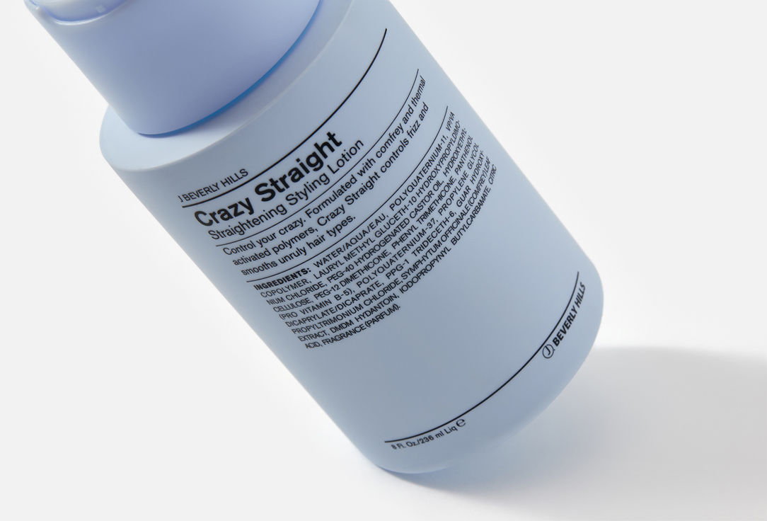 J BEVERLY HILLS Straightening styling lotion Blue crazy straight