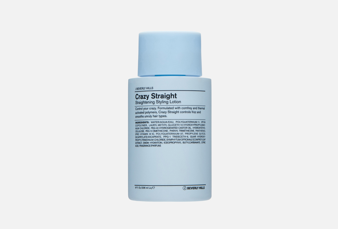 J BEVERLY HILLS Straightening styling lotion Blue crazy straight