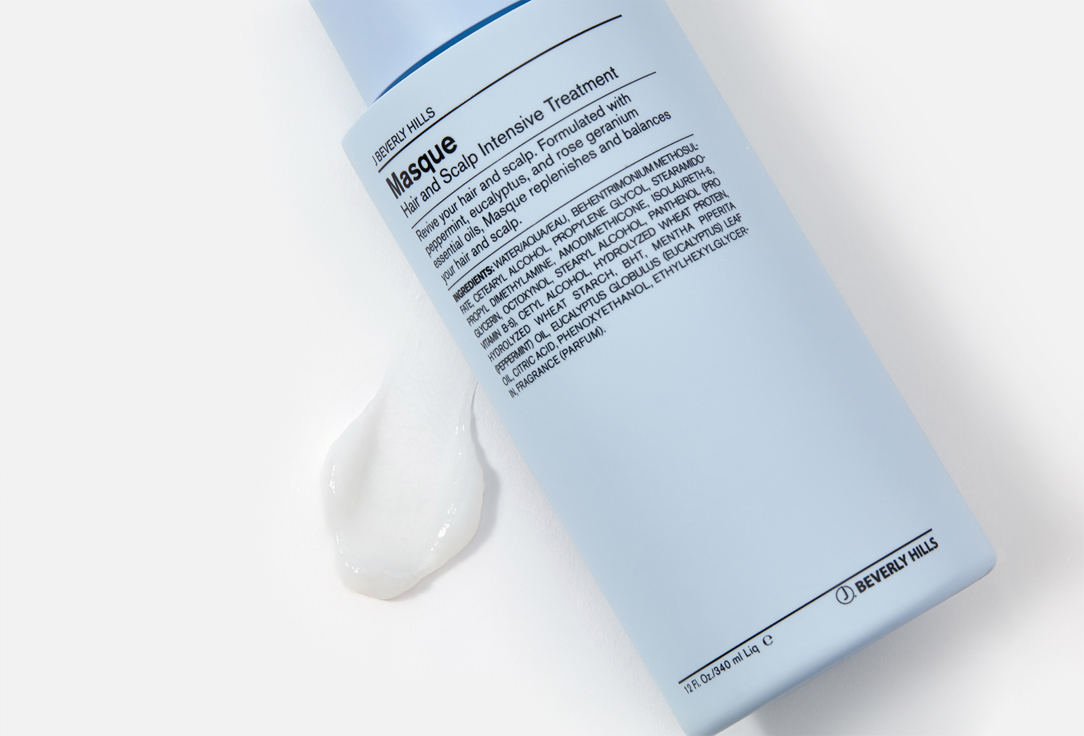 J BEVERLY HILLS Hair and scalp intensive treatment Blue masque