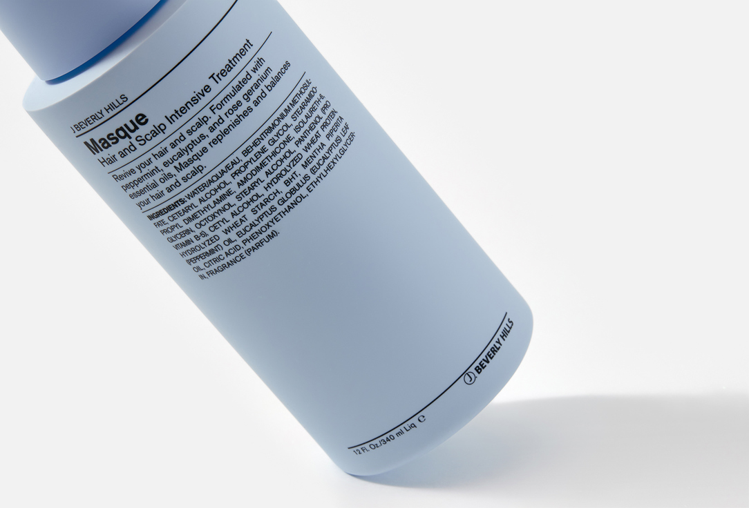 J BEVERLY HILLS Hair and scalp intensive treatment Blue masque