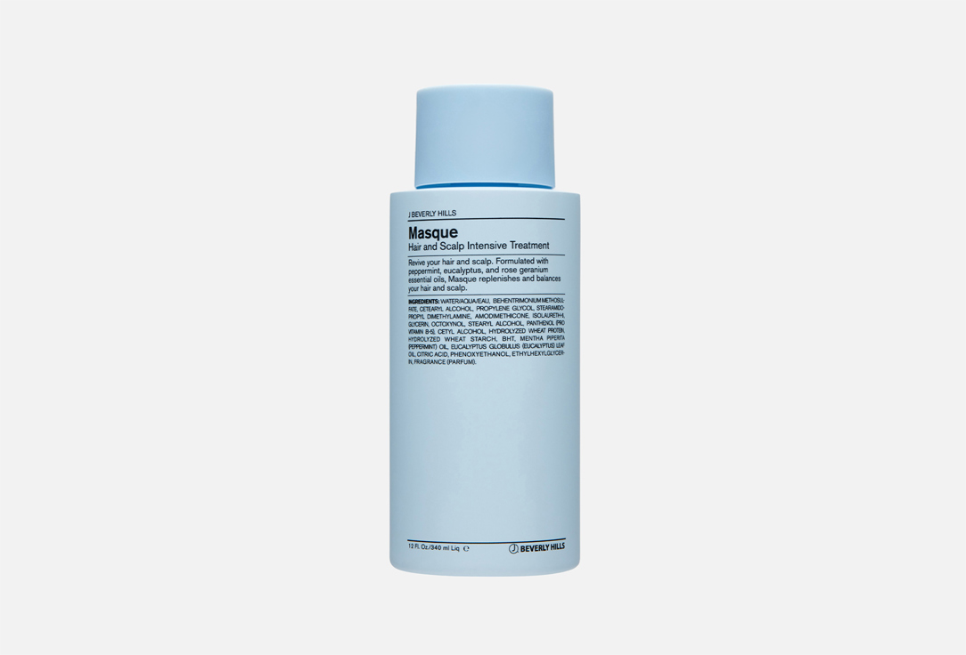 J BEVERLY HILLS Hair and scalp intensive treatment Blue masque