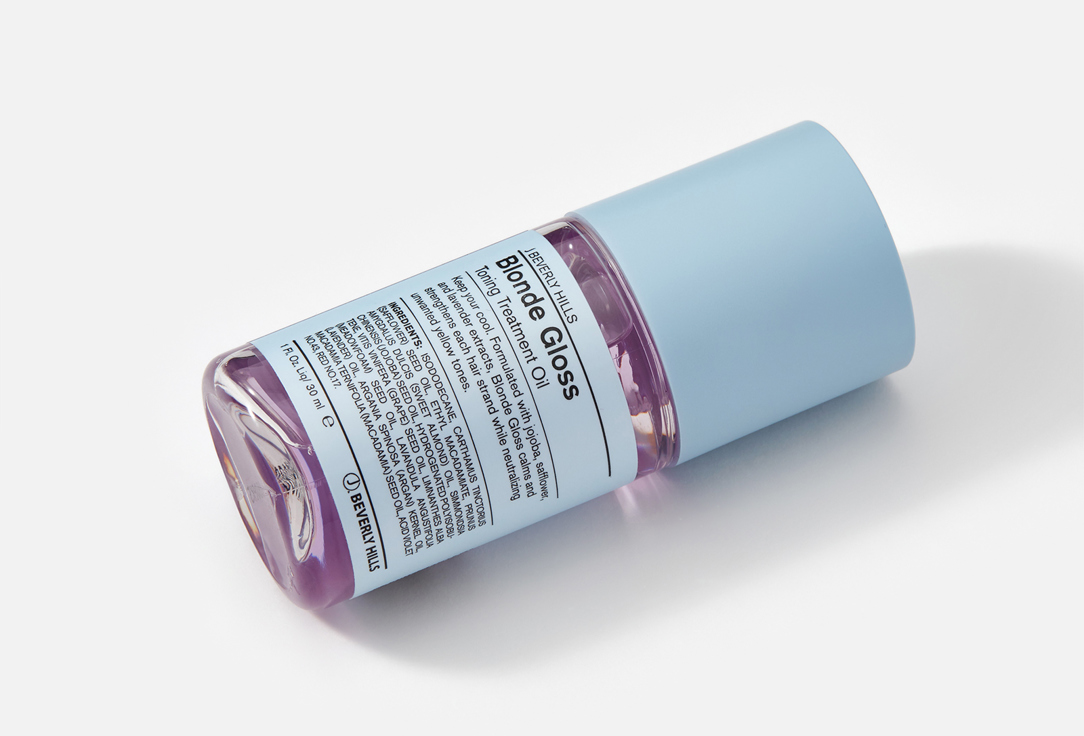 J BEVERLY HILLS Hair toning treatment oil Blue blonde gloss