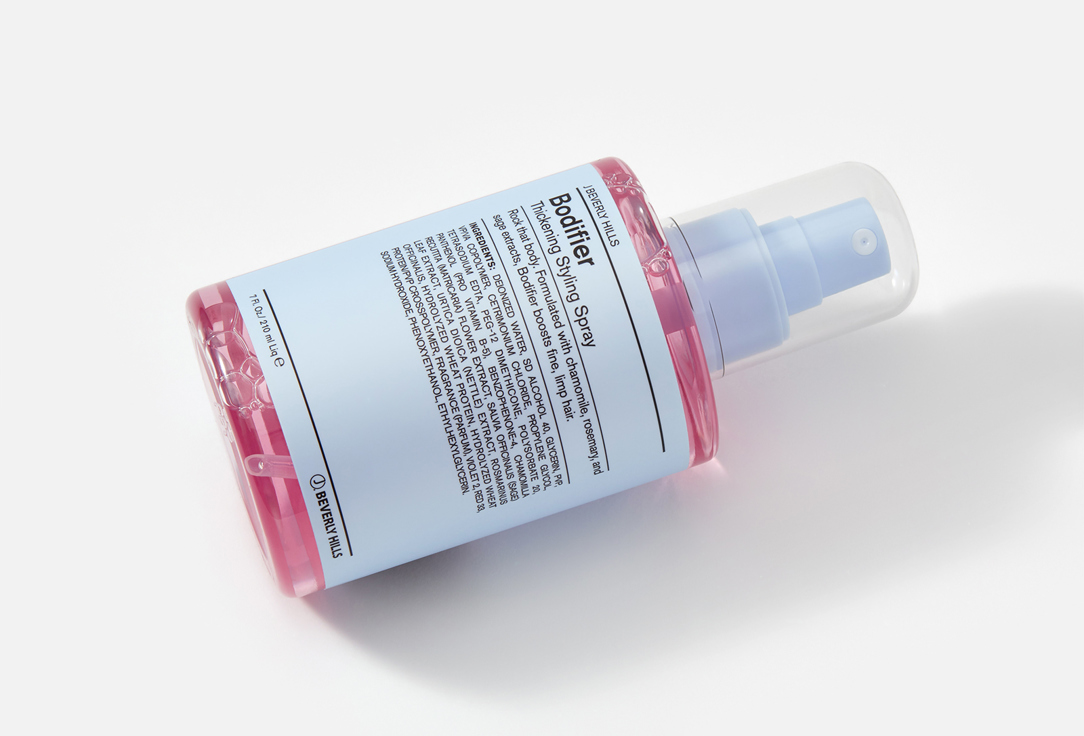 J BEVERLY HILLS Thickening styling spray Blue bodifier